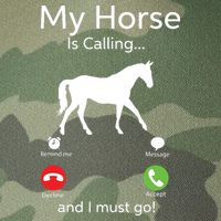 My Horse Is Calling And I Must Go Shirts Apparel Ruffle Legacy Tie Dye Trucker Hat