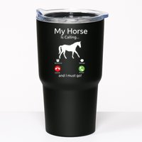 My Horse Is Calling And I Must Go Shirts Apparel Ruffle Tumbler