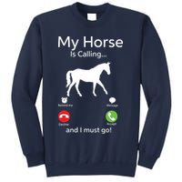 My Horse Is Calling And I Must Go Shirts Apparel Ruffle Sweatshirt