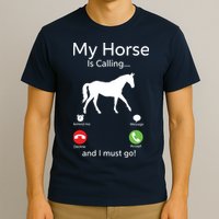 My Horse Is Calling And I Must Go Shirts Apparel Ruffle T-Shirt