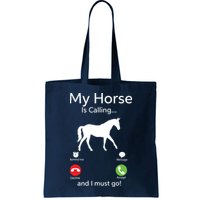 My Horse Is Calling And I Must Go Shirts Apparel Ruffle Bag