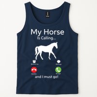 My Horse Is Calling And I Must Go Shirts Apparel Ruffle Tank Top