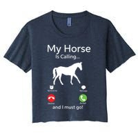 My Horse Is Calling And I Must Go Shirts Apparel Ruffle Crop Top