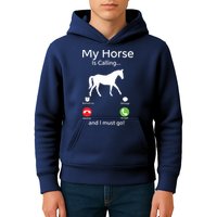 My Horse Is Calling And I Must Go Shirts Apparel Ruffle Kids Hoodie