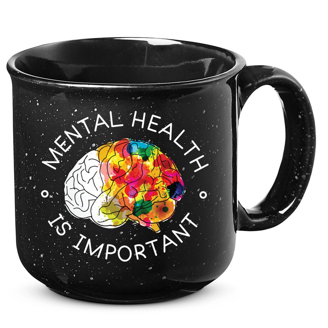 Mental Health Is Important Awareness 15oz Campfire Ceramic Mug