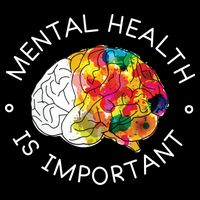 Mental Health Is Important Awareness Drawstring Bag