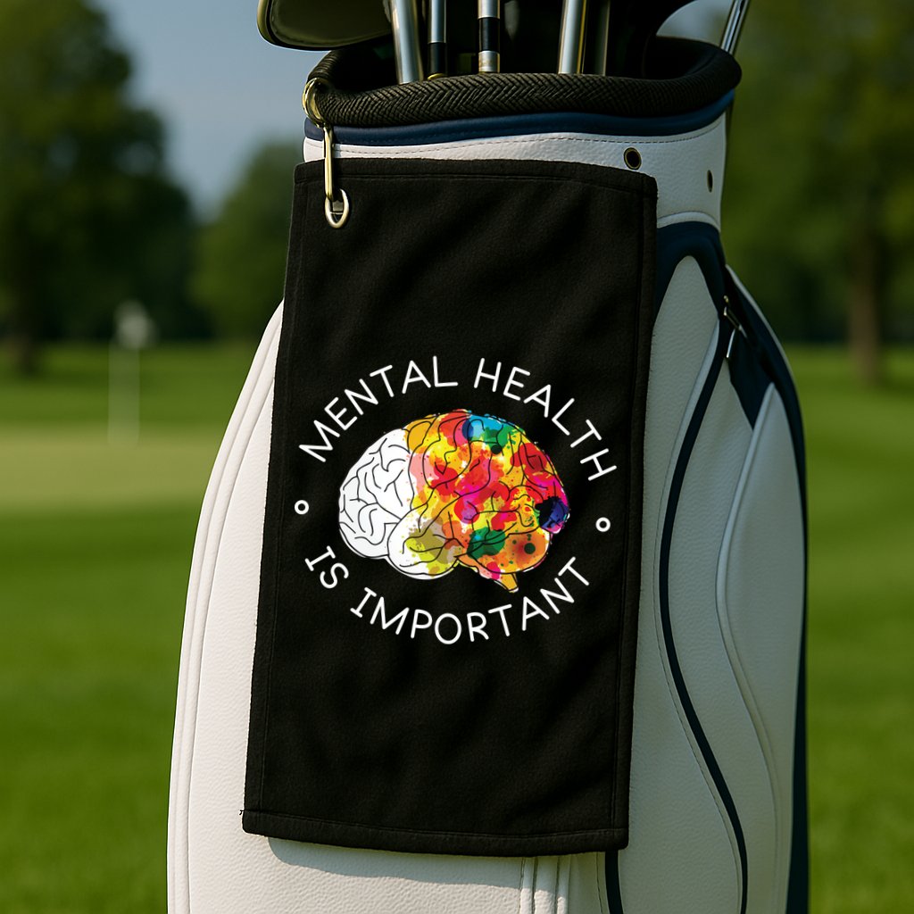 Mental Health Is Important Awareness Golf Towel