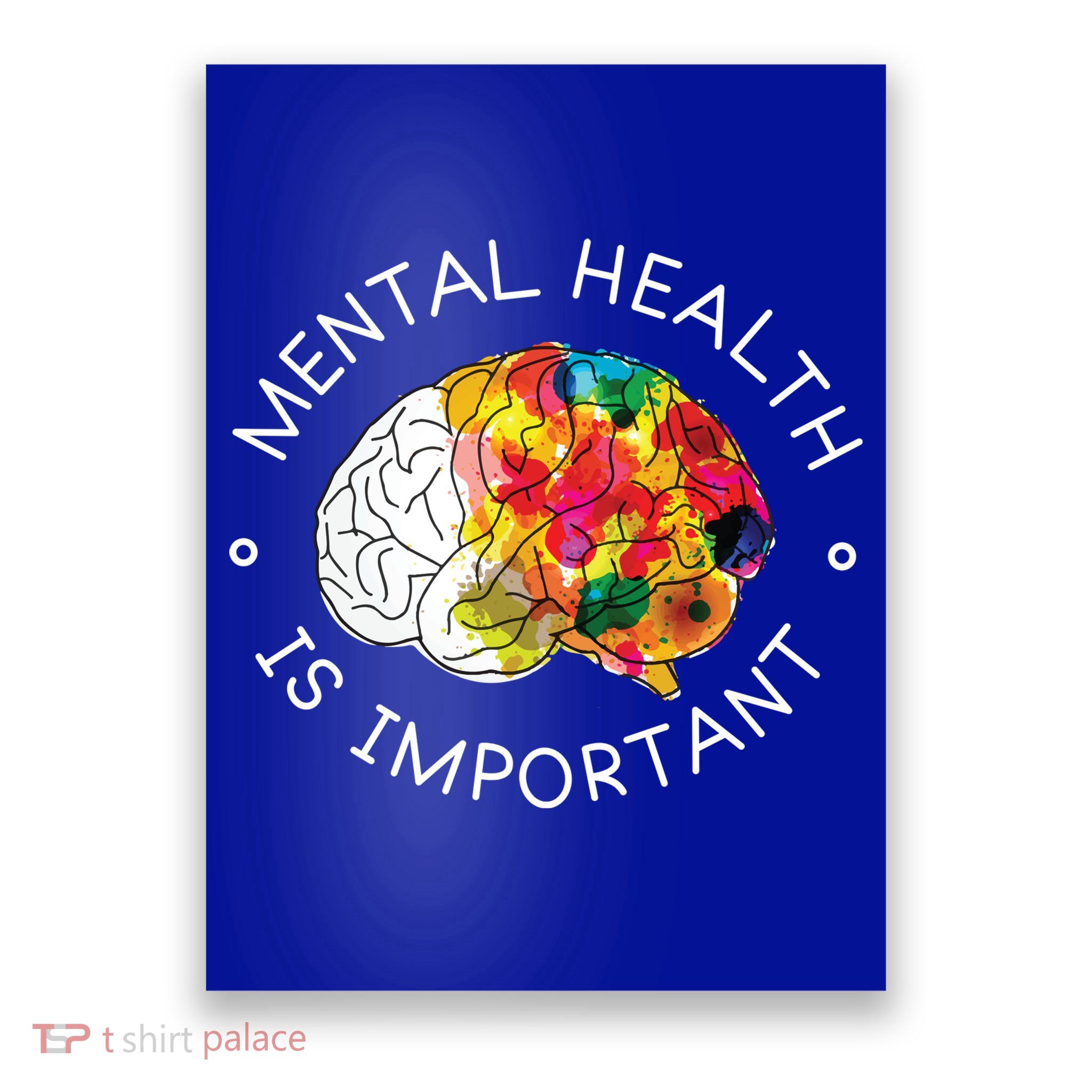 Mental Health Is Important Awareness Poster