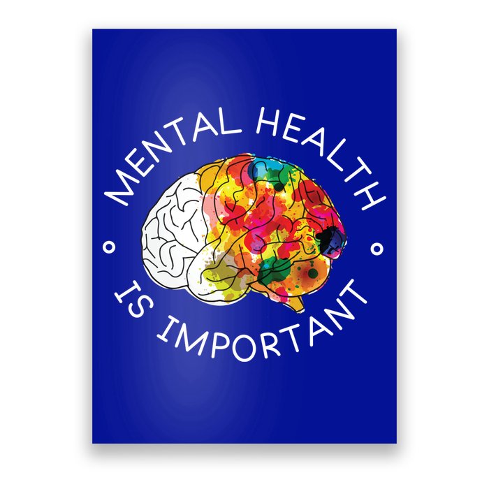 Mental Health Is Important Awareness Poster