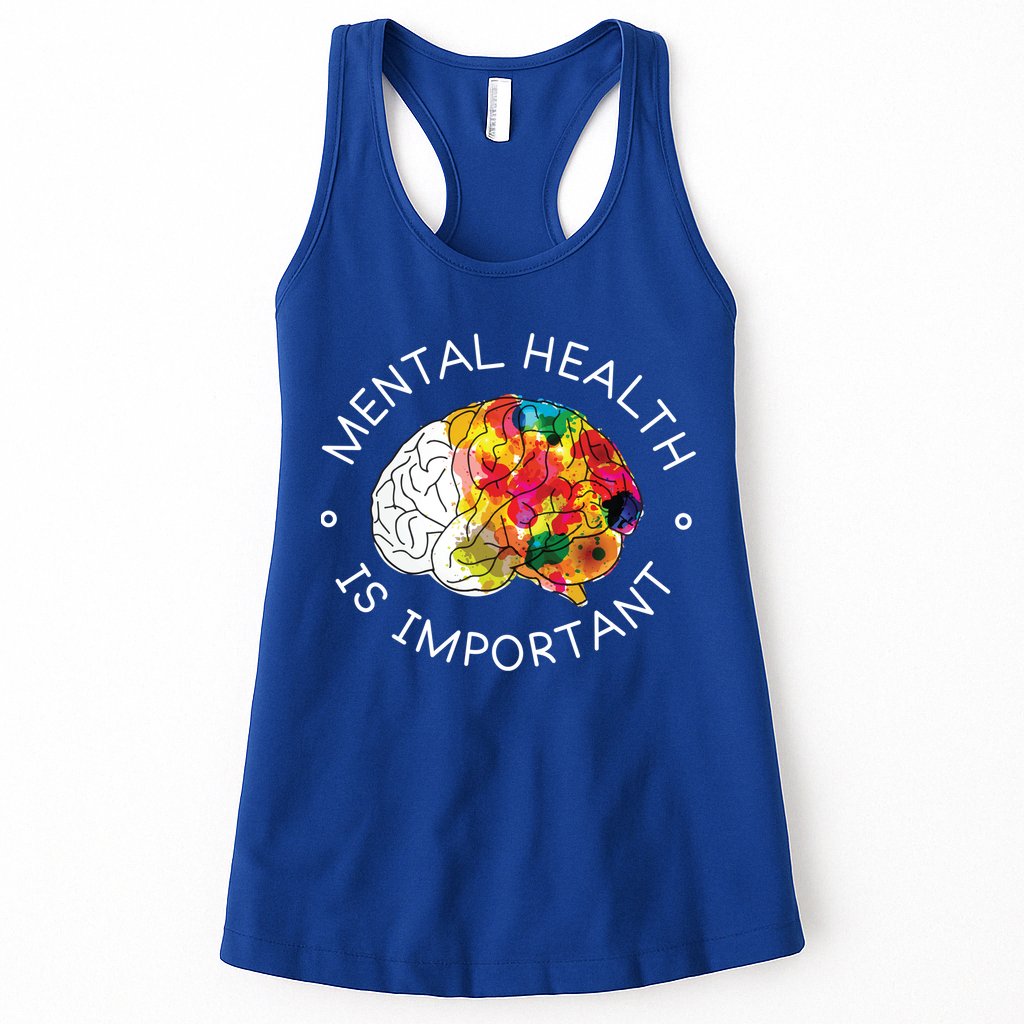 Mental Health Is Important Awareness Womens Tank Top