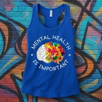 Mental Health Is Important Awareness Womens Tank Top