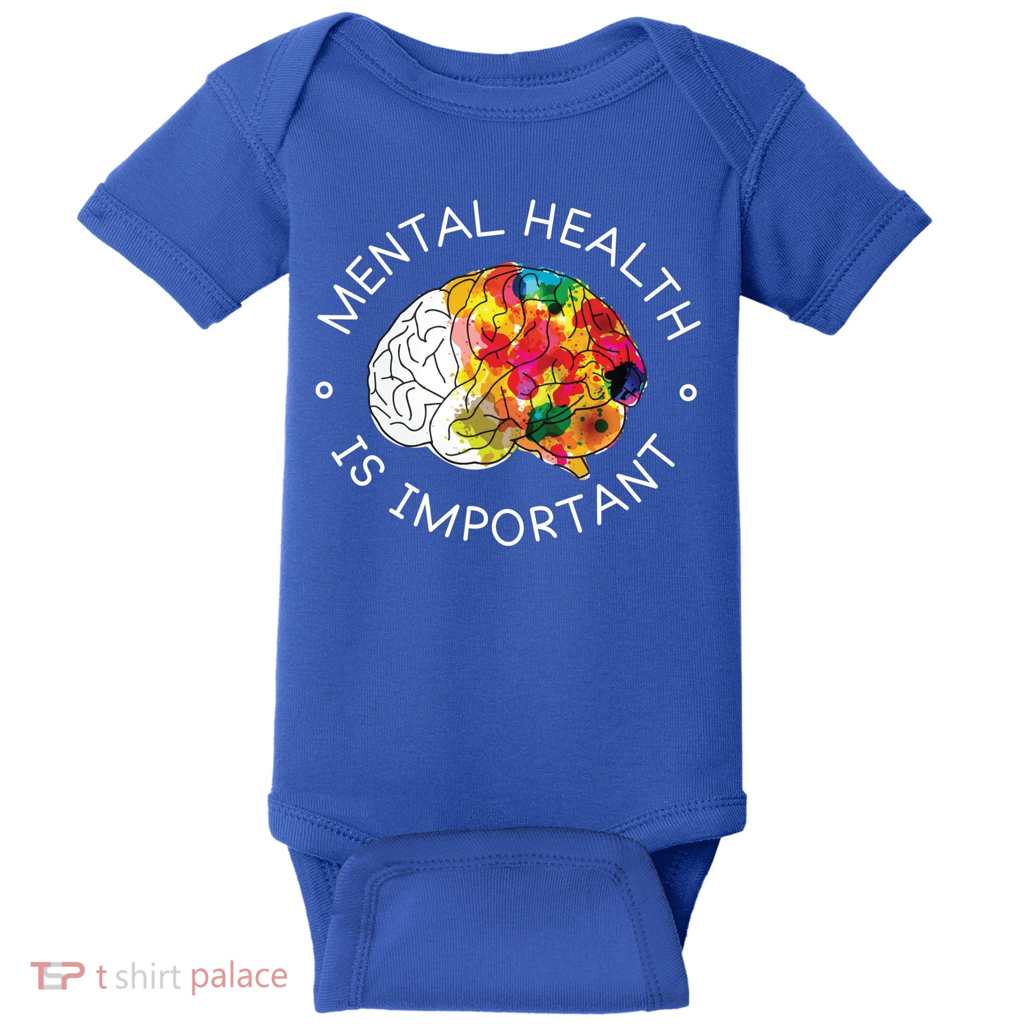 Mental Health Is Important Awareness Baby Bodysuit