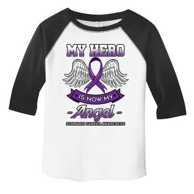 My Hero Is Now My Angel Stomach Cancer Periwinkle Blue Cloud Cool Gift Toddler Fine Jersey T-Shirt