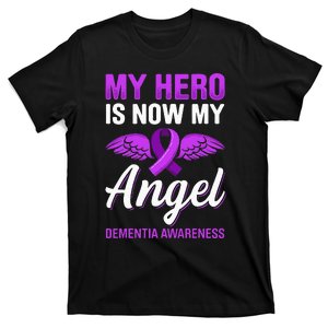 My Hero Is Now My Angel Dementia Awareness Alzheimer T-Shirt