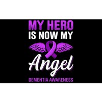 My Hero Is Now My Angel Dementia Awareness Alzheimer Bumper Sticker