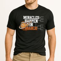 Miracles Happen In March Basketball Madness Brackets Gift Cooling Performance Crew T-Shirt