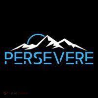 Mountains Hiking Inspiration Persevere Baby Bodysuit
