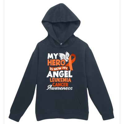 My Hero Is Now My Angel Support Leukemia Cancer Awareness Cute Gift Urban Pullover Hoodie