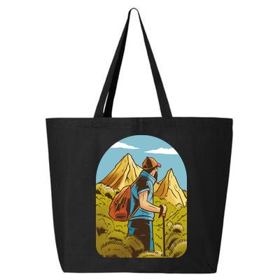 Man Hiking In The Mountains 25L Jumbo Tote