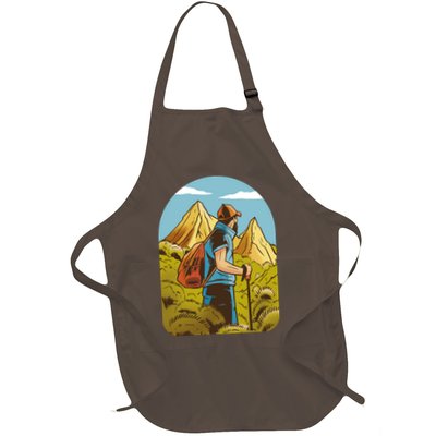 Man Hiking In The Mountains Apron