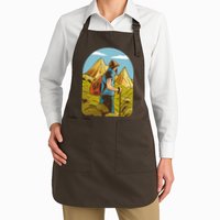 Man Hiking In The Mountains Apron