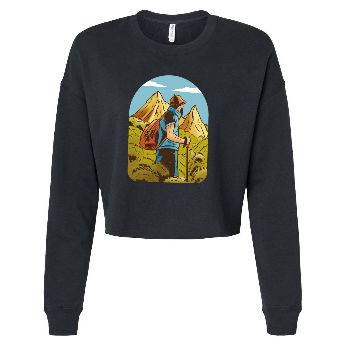 Man Hiking In The Mountains Apron