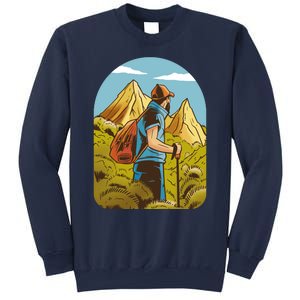 Man Hiking In The Mountains Sweatshirt