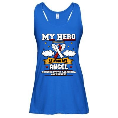 My Hero Is Now My Angel Adenoid Cystic Carcinoma Adenocyst Gift Ladies Essential Flowy Tank