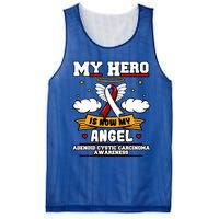 My Hero Is Now My Angel Adenoid Cystic Carcinoma Adenocyst Gift Mesh Reversible Basketball Jersey Tank