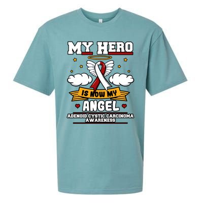 My Hero Is Now My Angel Adenoid Cystic Carcinoma Adenocyst Gift Sueded Cloud Jersey T-Shirt