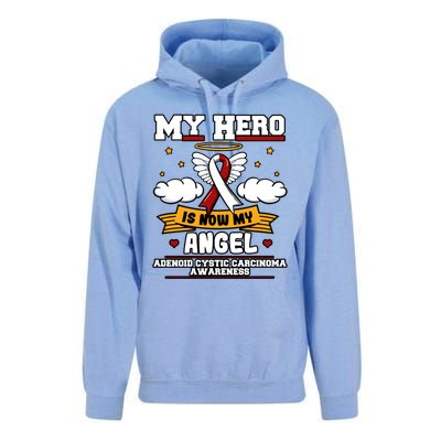 My Hero Is Now My Angel Adenoid Cystic Carcinoma Adenocyst Gift Unisex Surf Hoodie