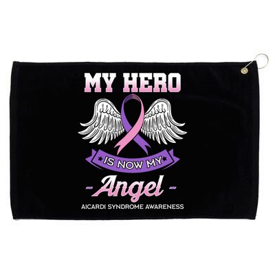 My Hero Is Now My Angel Aicardi Syndrome Genetic Disorder Meaningful Gift Grommeted Golf Towel