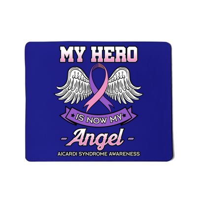 My Hero Is Now My Angel Aicardi Syndrome Genetic Disorder Meaningful Gift Mousepad