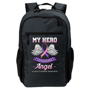 My Hero Is Now My Angel Aicardi Syndrome Genetic Disorder Meaningful Gift Daily Commute Backpack