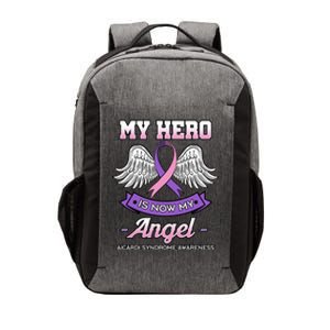 My Hero Is Now My Angel Aicardi Syndrome Genetic Disorder Meaningful Gift Vector Backpack