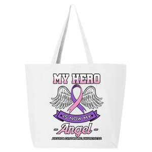 My Hero Is Now My Angel Aicardi Syndrome Genetic Disorder Meaningful Gift 25L Jumbo Tote