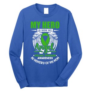 My Hero Is Now My Angel Celiac Disease Awareness Green Gift Long Sleeve Shirt