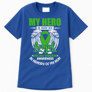 My Hero Is Now My Angel Celiac Disease Awareness Green Gift Tall T-Shirt