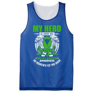 My Hero Is Now My Angel Celiac Disease Awareness Green Gift Mesh Reversible Basketball Jersey Tank