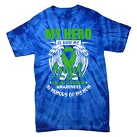 My Hero Is Now My Angel Celiac Disease Awareness Green Gift Tie-Dye T-Shirt