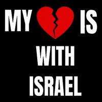 My Heart is With Israel I Stand With Israel Sustainable Bucket Hat