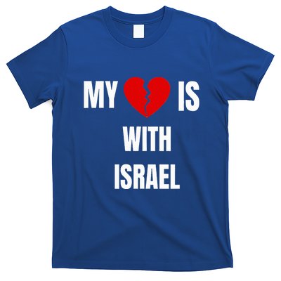 My Heart is With Israel I Stand With Israel T-Shirt