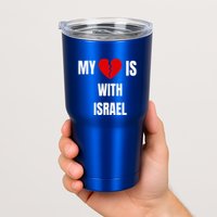My Heart is With Israel I Stand With Israel Tumbler