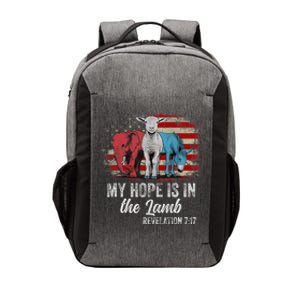 My Hope Is In The Lamb Funny Scripture Elephant Donkey Us Vector Backpack