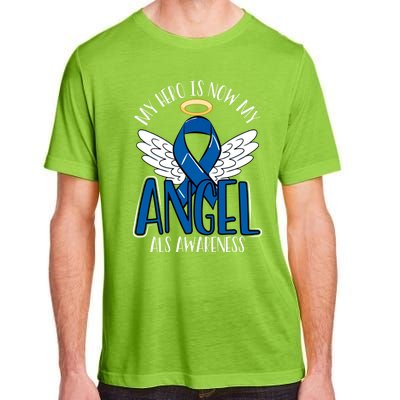 My Hero Is Now My Angel Als Awareness Month Gift Adult ChromaSoft Performance T-Shirt