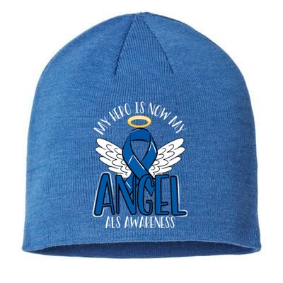 My Hero Is Now My Angel Als Awareness Month Gift Sustainable Beanie