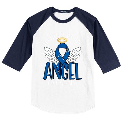 My Hero Is Now My Angel Als Awareness Month Gift Baseball Sleeve Shirt