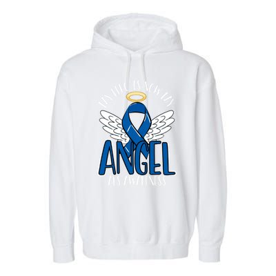 My Hero Is Now My Angel Als Awareness Month Gift Garment-Dyed Fleece Hoodie