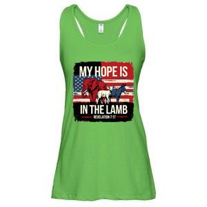 My Hope Is In The Lamb Jesus 2024 Election Ladies Essential Flowy Tank