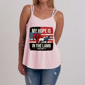 My Hope Is In The Lamb Jesus 2024 Election Women's Strappy Tank